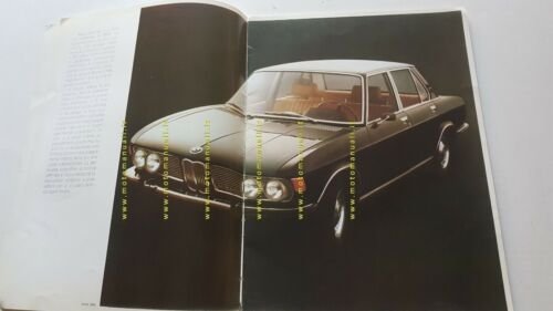 BMW 2500 2800 1970 depliant originale ITALIANO auto brochure