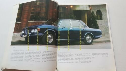 BMW 2500 2800 1970 depliant originale ITALIANO auto brochure