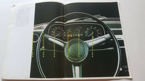 BMW 2500 2800 1970 depliant originale ITALIANO auto brochure