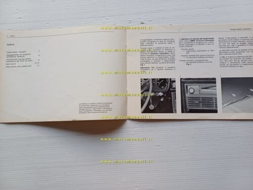 BMW 2500-2800-3.0 S - Automatic 1971 VARIANTI manuale uso italiano …