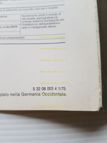 BMW 2500-3.0 S-3.0 Si- 2.8 L- 3.0 L- 3.3L 1975 …