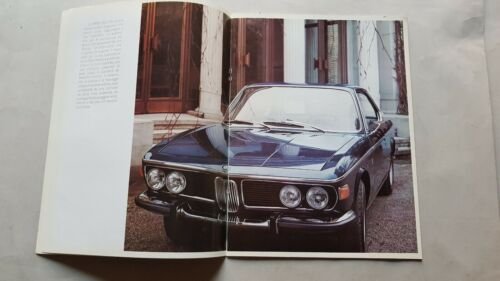 BMW 2800 CS 1970 depliant epoca originale brochure