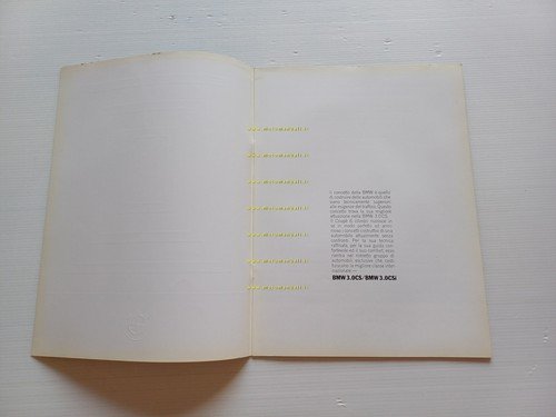 BMW 3.0 CS - 3.0 CSi 1973 depliant italiano originale