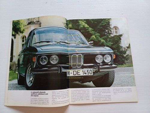 BMW 3.0 CS - 3.0 CSi 1973 depliant italiano originale