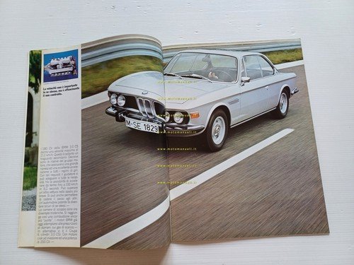 BMW 3.0 CS - 3.0 CSi 1973 depliant italiano originale