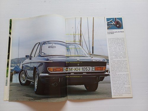 BMW 3.0 CS - 3.0 CSi 1973 depliant italiano originale