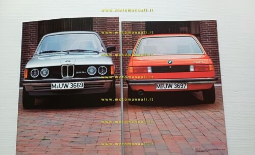 BMW 315 316 318i 320 323i modelli 1982 depliant originale …