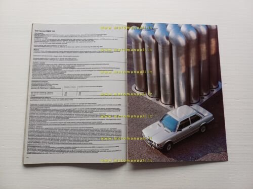 BMW 315 316 318i 320 323i modelli 1982 depliant originale …