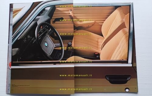 BMW 315 316 318i 320 323i modelli 1982 depliant originale …