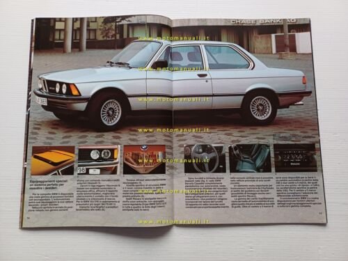 BMW 315 316 318i 320 323i modelli 1982 depliant originale …