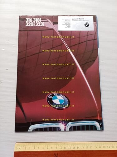 BMW 316 318i 3201 323i modelli 1984 depliant originale italiano