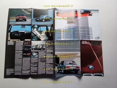 BMW 316 318i 3201 323i modelli 1984 depliant originale italiano