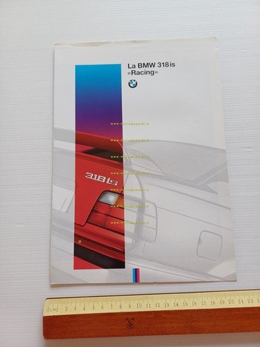 BMW 318 is Racing 1994 depliant italiano originale