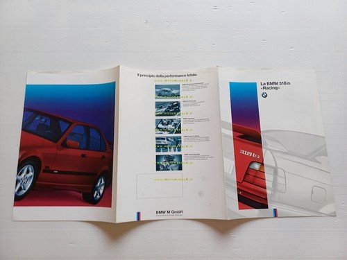 BMW 318 is Racing 1994 depliant italiano originale