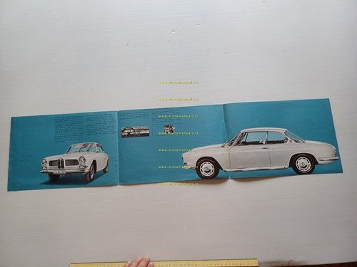 BMW 3200 CS Bertone V8 1965 depliant italiano originale
