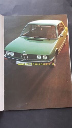 BMW 518 520 520i 1975 depliant originale auto brochure