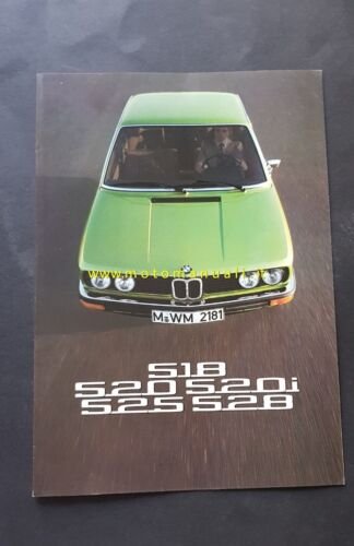 BMW 518 520 520i 525 528 1975 depliant originale auto …