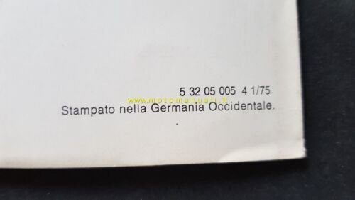 BMW 518 520 520i 525 528 1975 depliant originale auto …