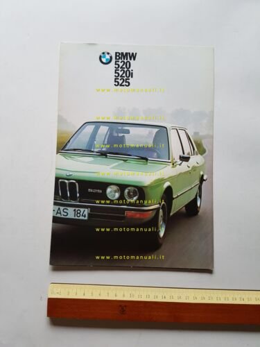 BMW 520 - 520i - 525 depliant originale italiano