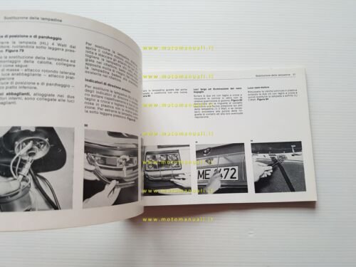 BMW 520 1972 Manuale Uso Manutenzione Libretto Istruzioni originale