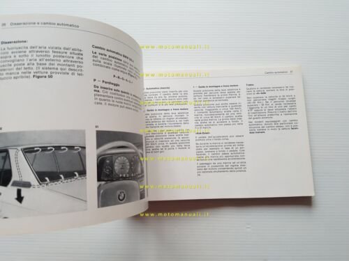 BMW 520 1972 Manuale Uso Manutenzione Libretto Istruzioni originale