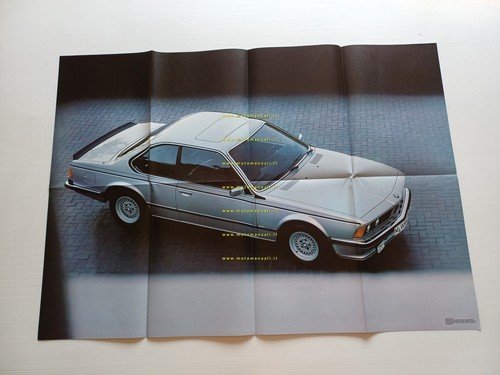 BMW 628 CSi - 635 CSi 1982 depliant italiano originale