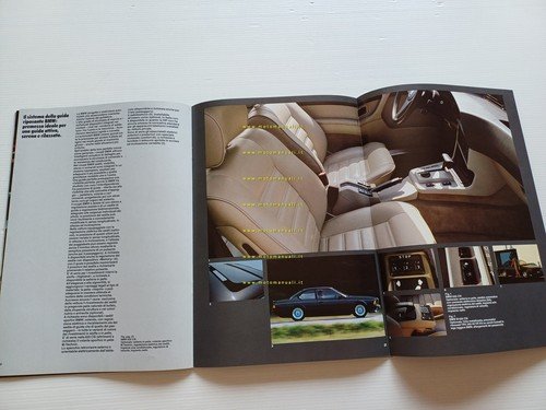 BMW 628 CSi - 635 CSi 1986 depliant italiano originale