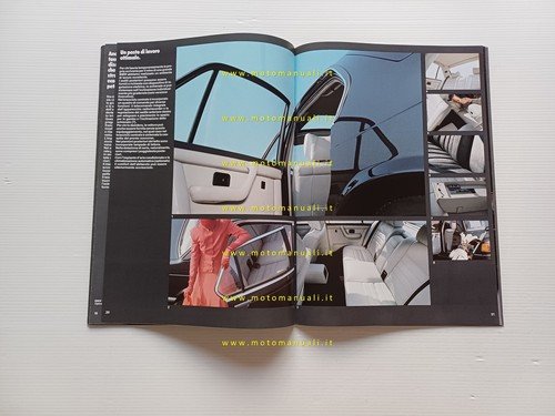 BMW 745i 735i Highline Executive 1985 depliant italiano originale