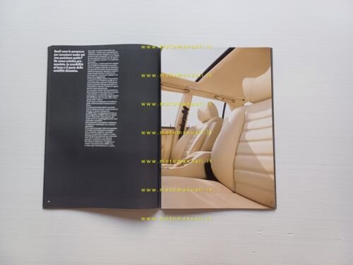 BMW 745i 735i Highline Executive 1985 depliant italiano originale