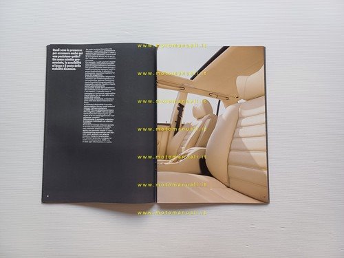 BMW 745i 735i Highline Executive 1985 depliant italiano originale