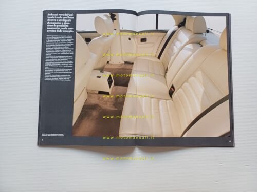 BMW 745i 735i Highline Executive 1985 depliant italiano originale