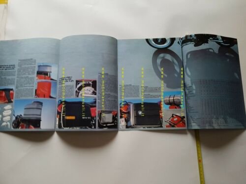 BMW accessori moto Boxer 1986 depliant ITALIANO originale brochure