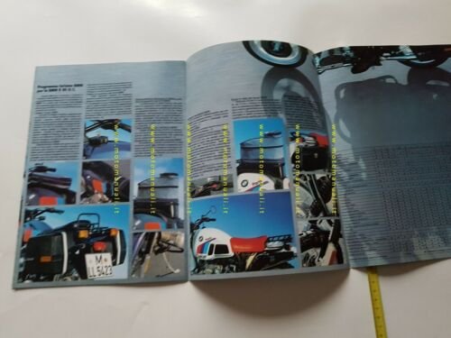 BMW accessori moto Boxer 1986 depliant ITALIANO originale brochure