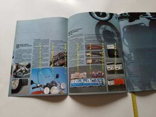 BMW accessori moto Boxer 1986 depliant ITALIANO originale brochure