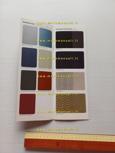 BMW auto cartella colori ed interni 630 CS 635 CSi …