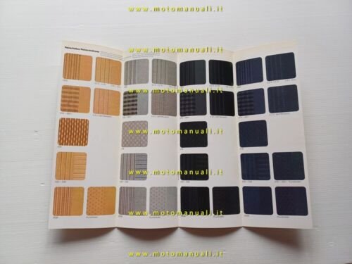 BMW auto cartella colori ed interni modelli 1976 depliant FARBEN …