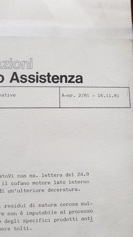 BMW Auto Service Information circolari tecniche originali 1971-2-4-5 e1981