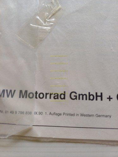 BMW Boxer sistema aria secondario opuscolo aggiuntivo originale manuale uso …