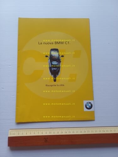 BMW C1 125 - 200 1999 depliant poster italiano originale