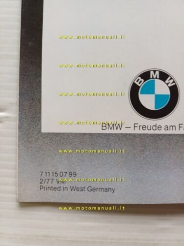 BMW cartella colori ed interni 518-528i-630 CS-633 CSi-728-733i 1977 depliant