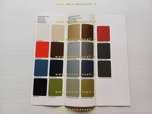 BMW cartella colori ed interni 628 CSi 635 CSi 728i …