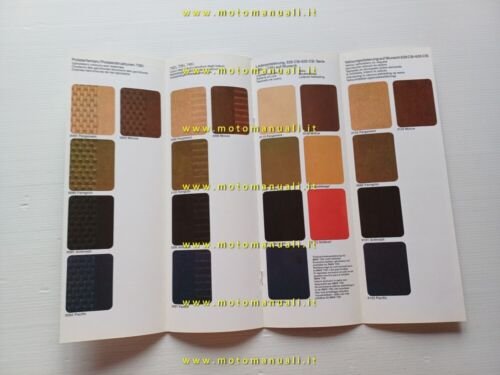 BMW cartella colori ed interni 628 CSi 635 CSi 728i …
