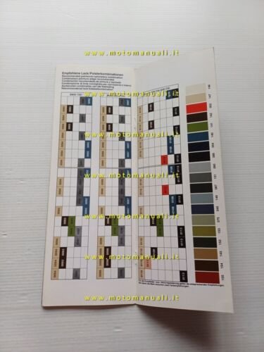 BMW cartella colori ed interni 628 CSi 635 CSi 728i …
