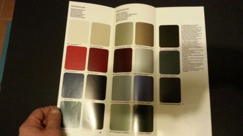 BMW cartella colori ed interni modelli serie 3 1986 depliant …