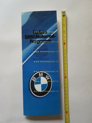 BMW cartella colori moto 1981 depliant originale paintwork colours brochure