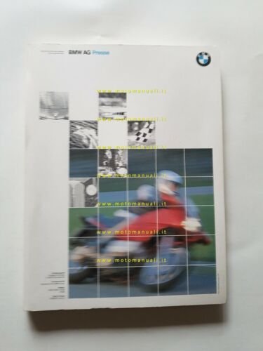 BMW cartella stampa presentazione nuovi modelli moto 1987 originale NO …