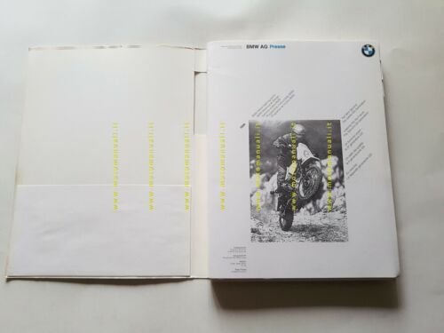 BMW cartella stampa presentazione nuovi modelli moto 1988 originale NO …