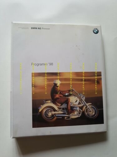 BMW cartella stampa presentazione nuovi modelli moto 1998 originale NO …