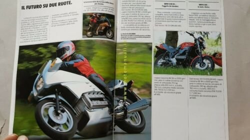 BMW catalogo 1989 produzione moto depliant originale brochure
