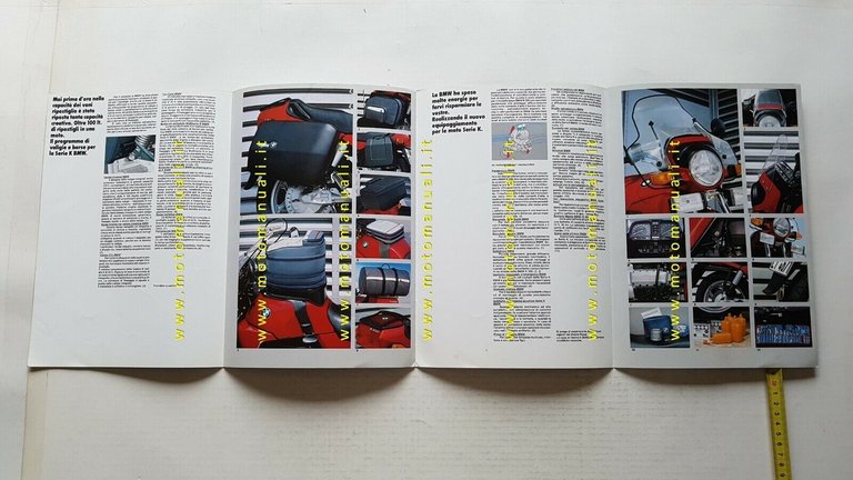 BMW catalogo accessori per moto serie K 1985 depliant originale …